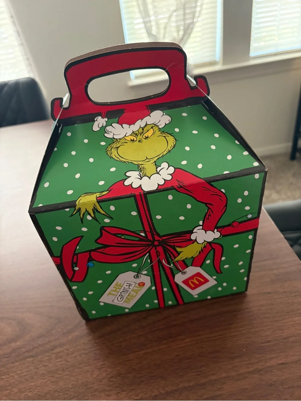 McDonald's Grinch Adult Meal Holiday Box